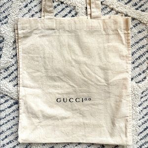 Gucci canvas tote bag